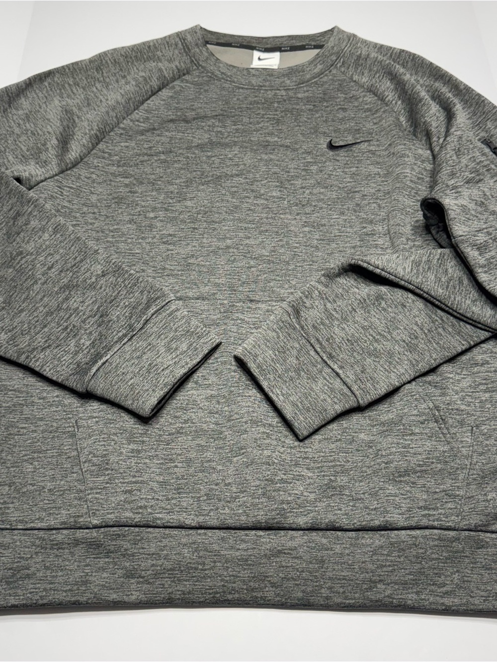 Nike Gray Heather Crewneck Pullover